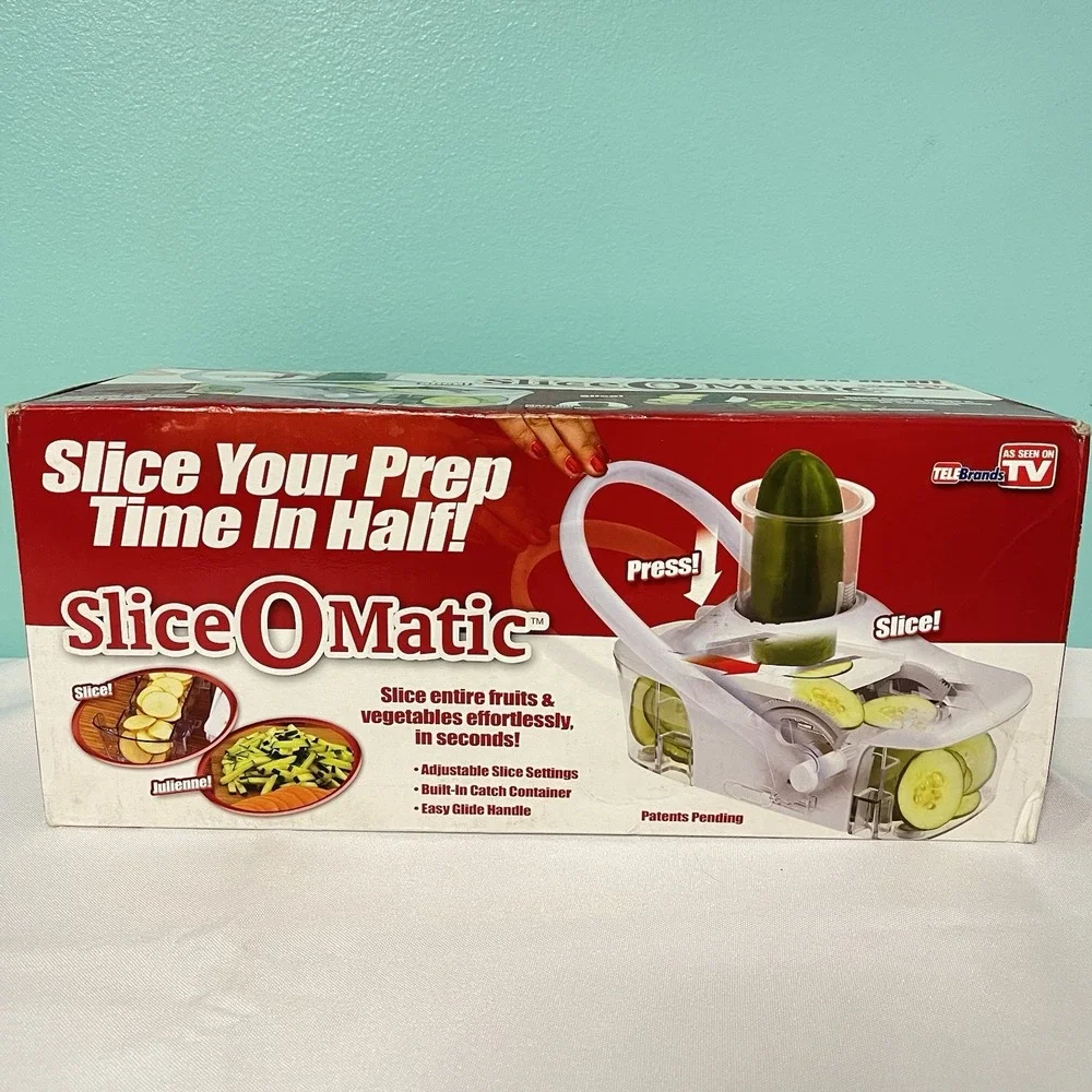 Slice O Matic  Telebrands  Chop  Dice  Slice Fruit Vegetable  Food Multi Slicer‎